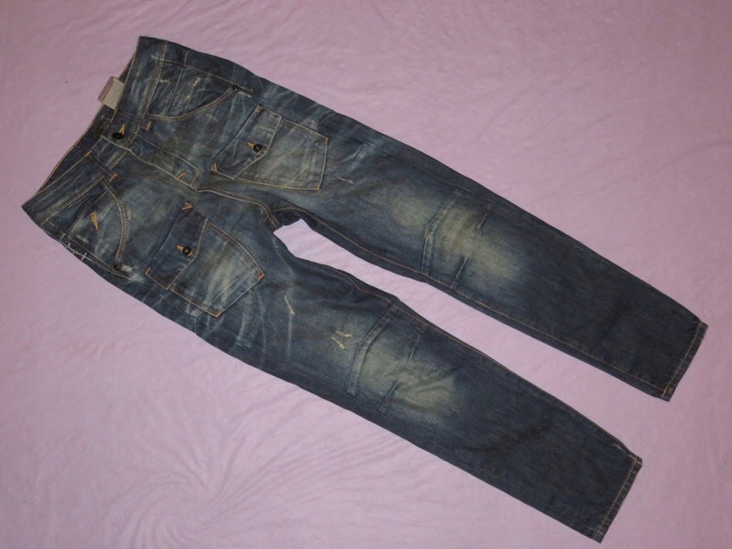 FIRETRAP Spodnie męskie jeansy jeansowe 24 s9