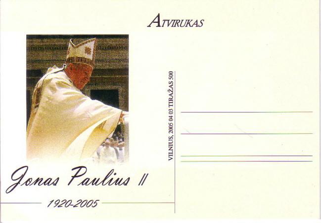 PAPIEŻ Jan Paweł II (nakład limitowany)