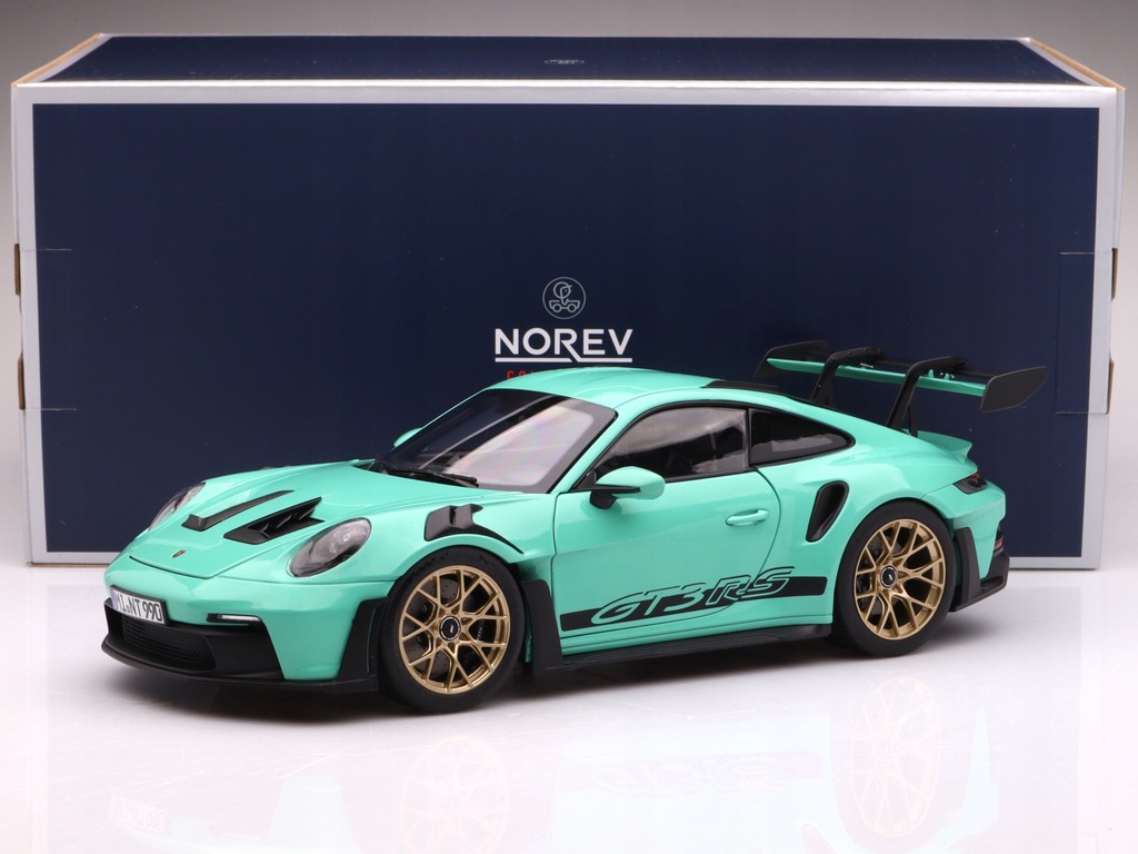 Porsche 911 (992) GT3 RS Coupe - 2022, mint green Norev 1:18