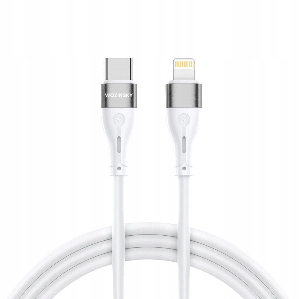 Kabel Wozinsky WSTCL1 Lightning / USB-C PD 27W 1 m - biały