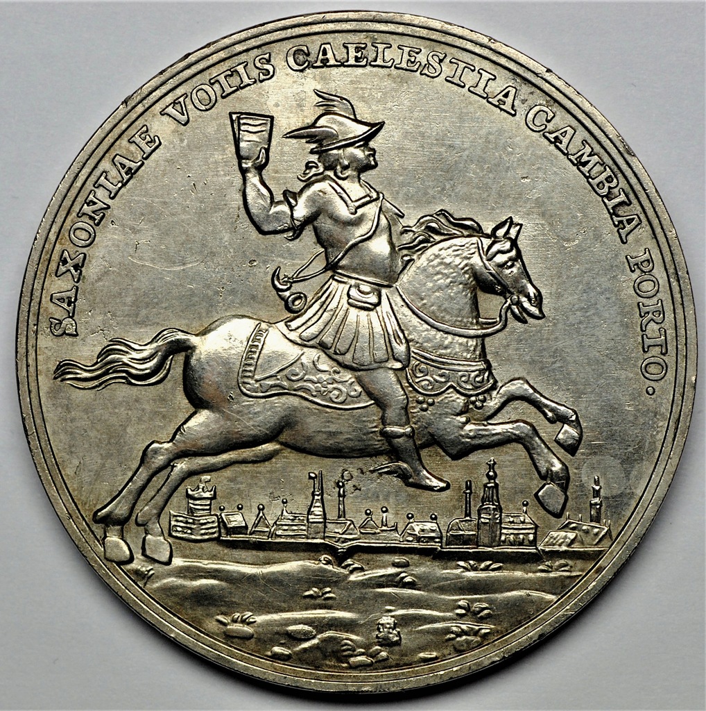 kh August II medal jubileuszowy 1717r.