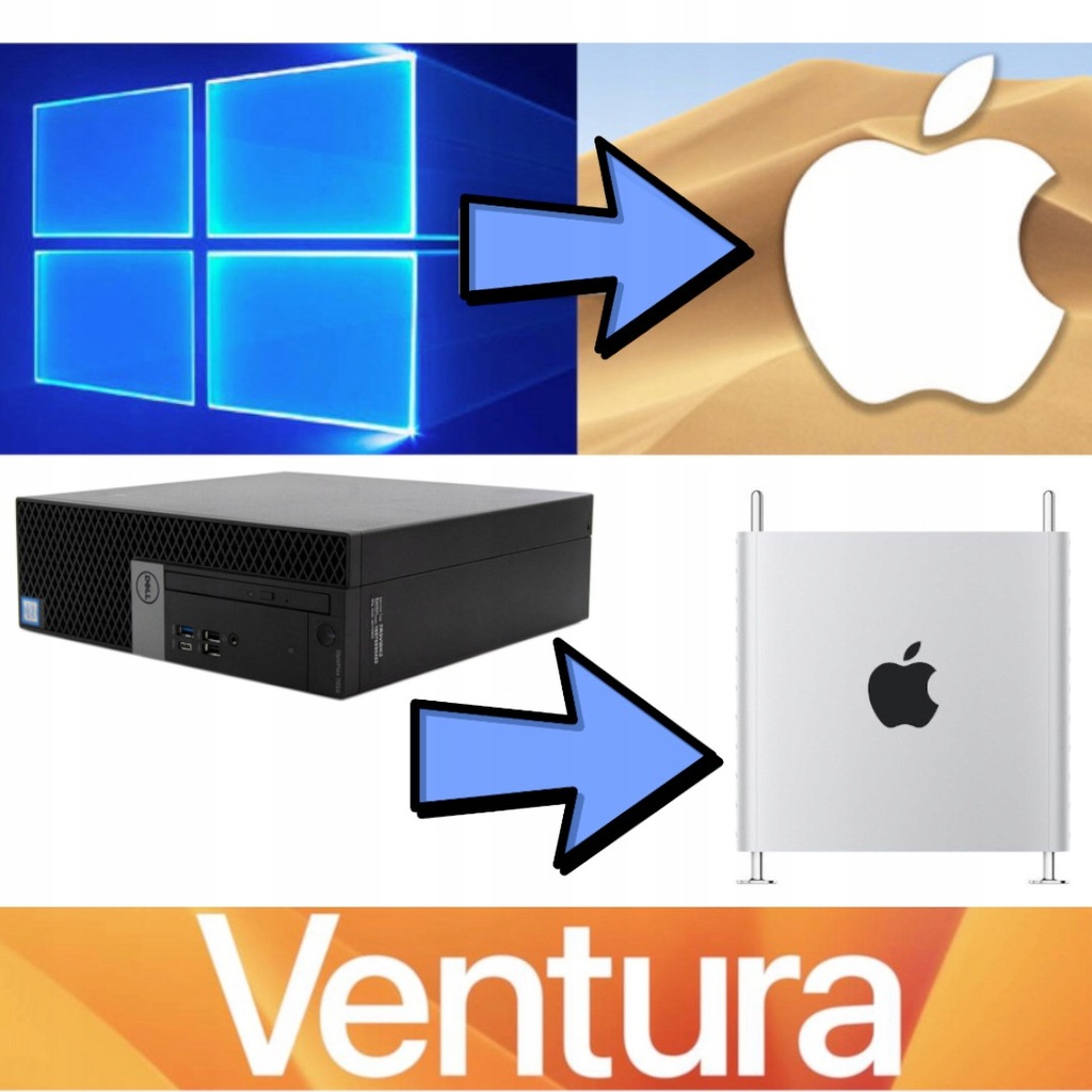 MacOS Sonoma dla Dell OptiPlex 5050 hackintosh