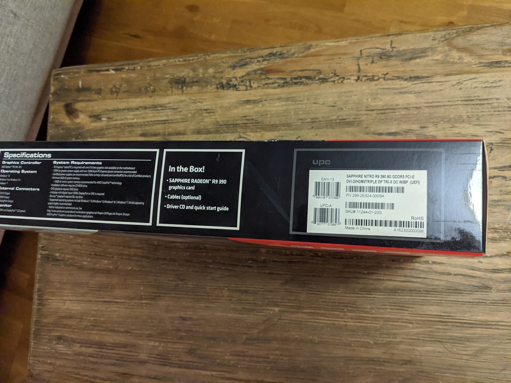 Купить Sapphire R9 390 Nitro OC 8 ГБ GDDR5 с коробкой: отзывы, фото, характеристики в интерне-магазине Aredi.ru