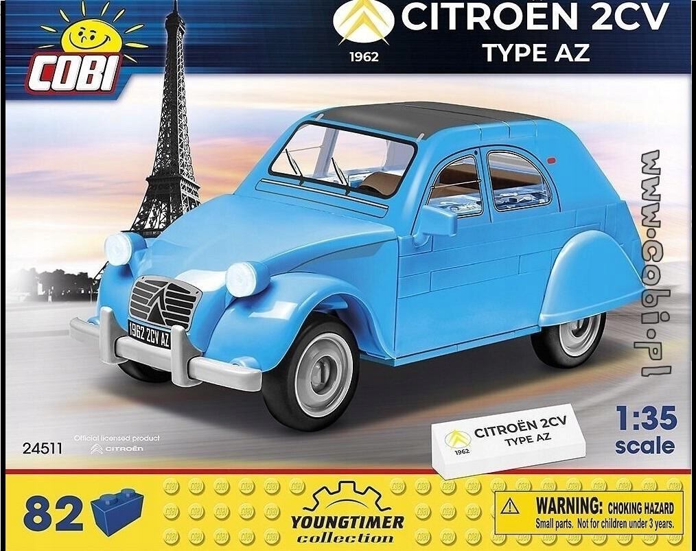 YOUNGTIMER CITROEN 2CV TYPE AZ 1962, COBI