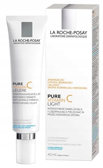 La Roche Posay PURE VIT C LIGHT /Redermic C/ krem do twarzy z wit. C 40 ml