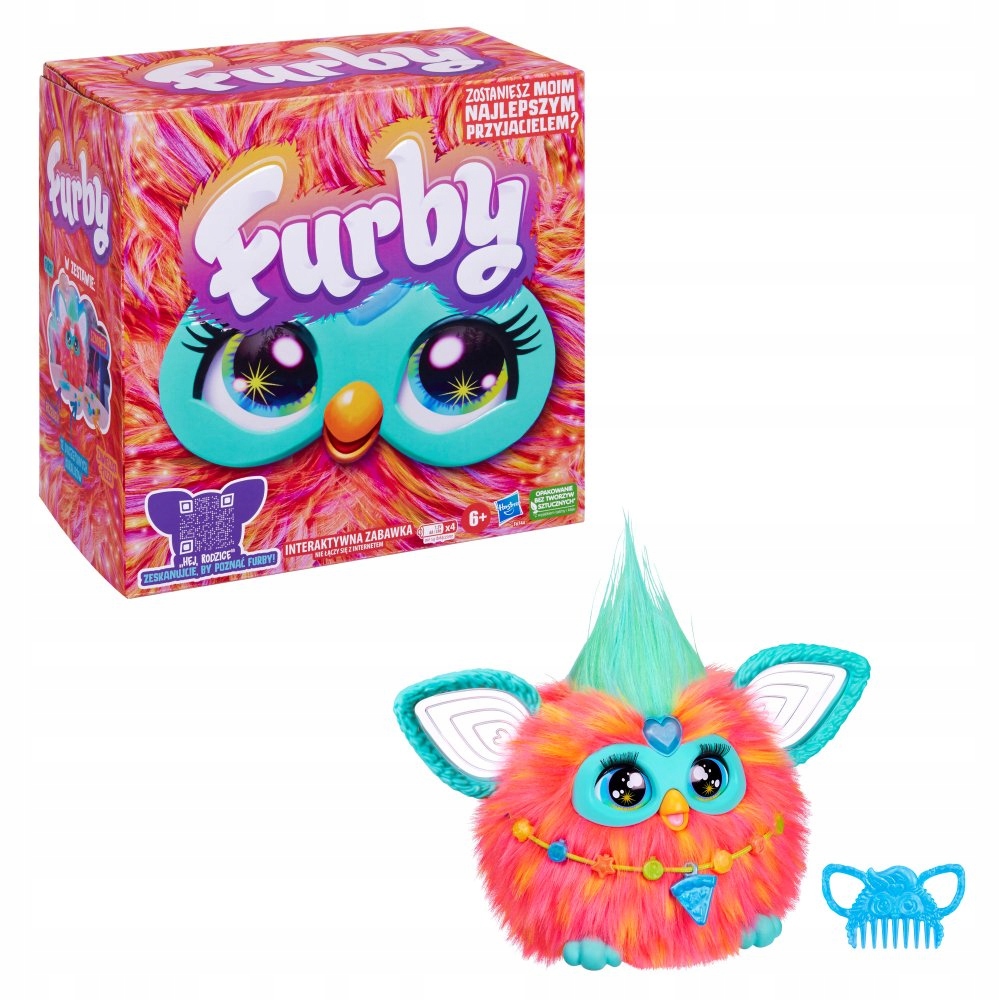 FURBY 2.0 Interaktywna maskotka Koralowa F6744