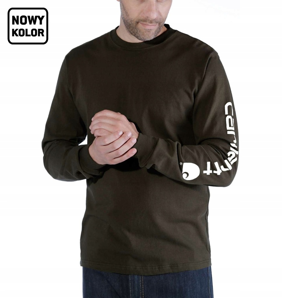 CARHARTT KOSZULKA LONG SLEEVE PEAT M