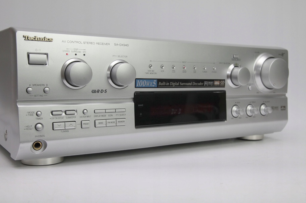 Amplituner Technics SA-DX940 5.1 srebrny