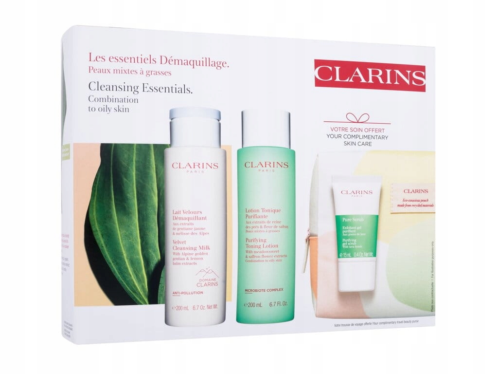 Clarins Cleansing Essentials Zestaw Kosmetyków