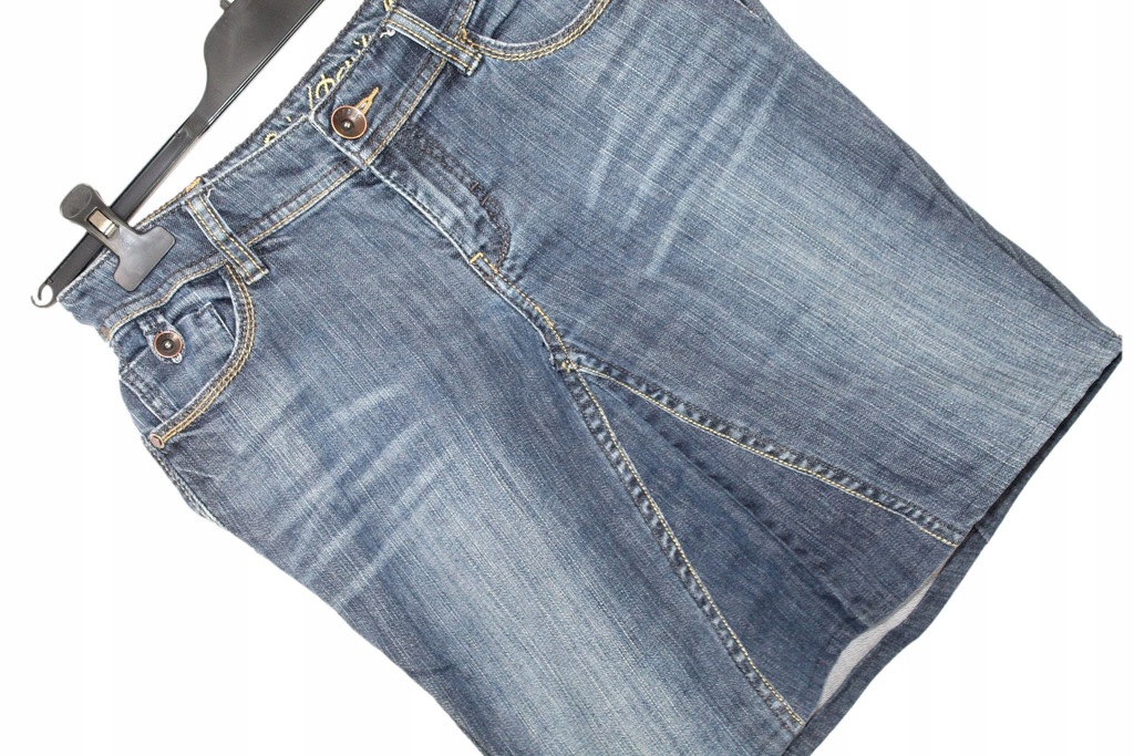 q6 ESPRIT Modna Jeansowa Spódnica Jeans 36 S