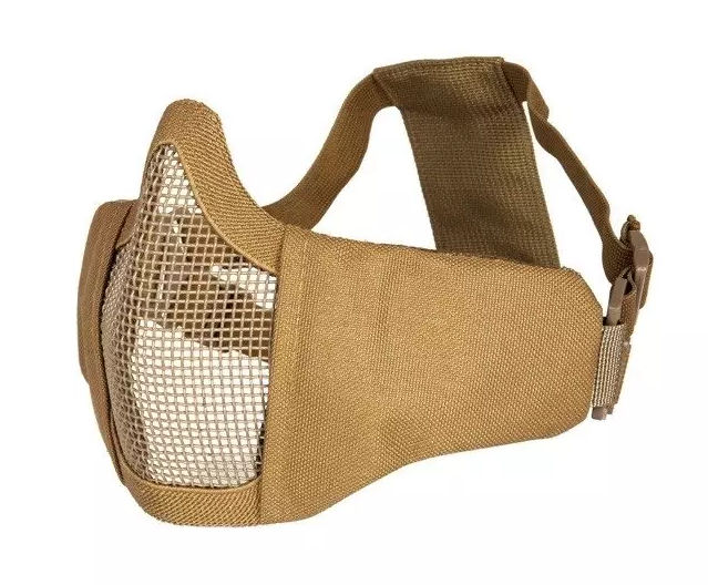 Maska z siatki stalowej - Stalker EVO (S) - Coyote