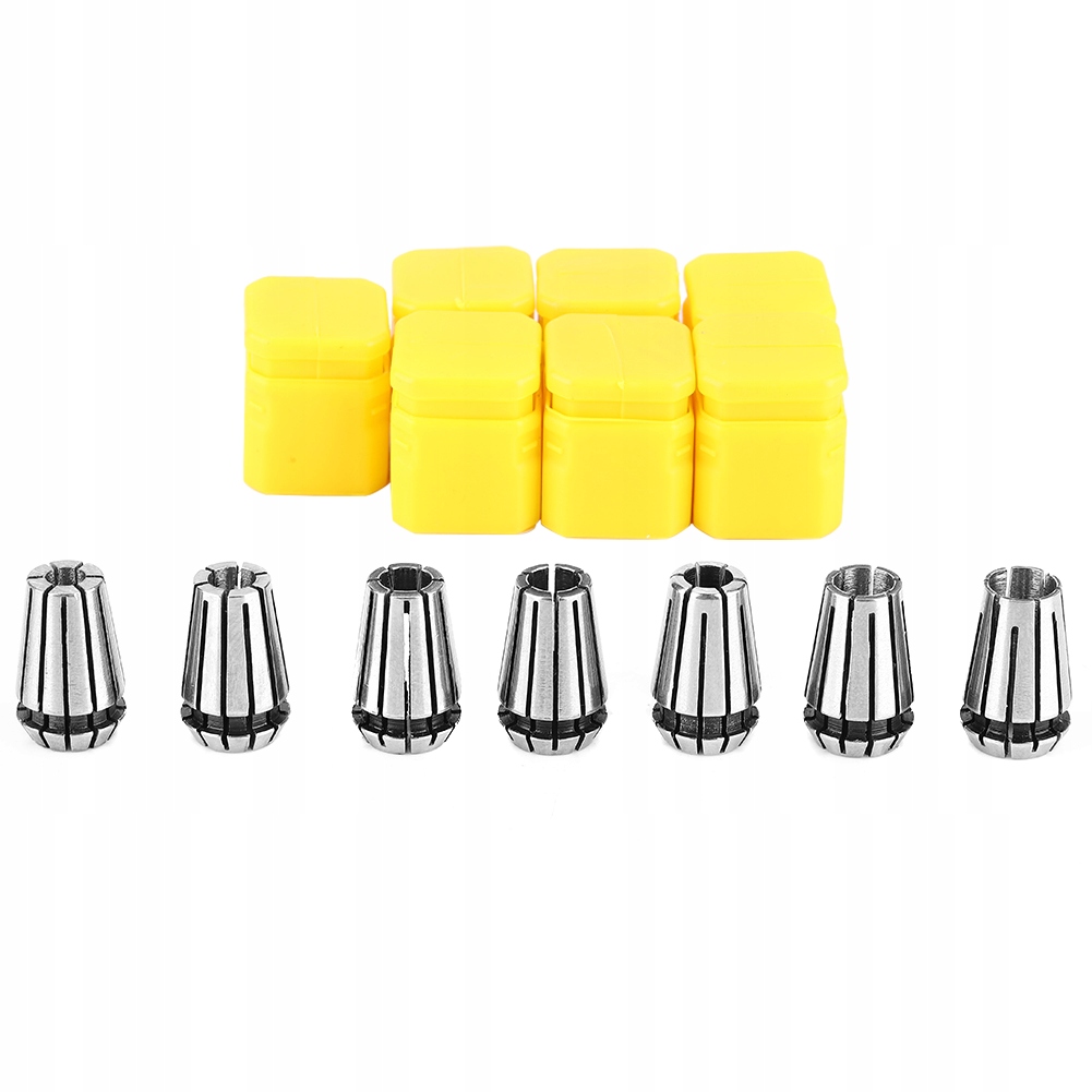 7x ZESTAW TULEJEK TULEJA ZACISKOWA ER11 1-7mm