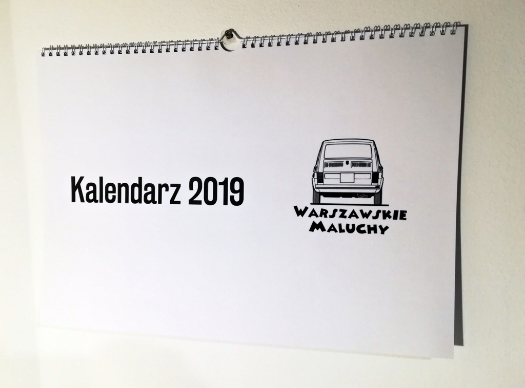 Kalendarz 2019 od Fiat 126p Klub Warszawa #4