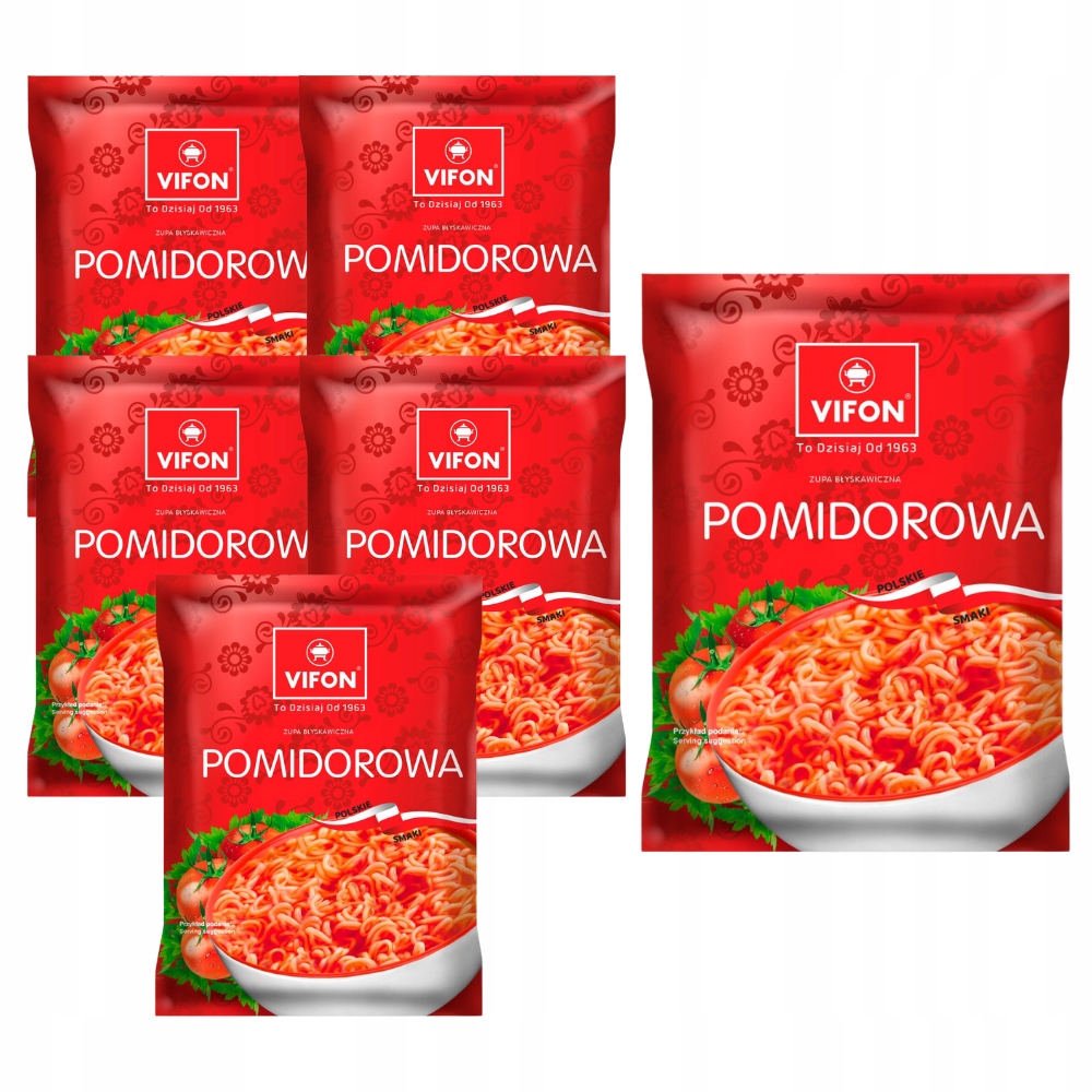 Zupka pomidorowa błyskawiczna Vifon 5 + 1 gratis