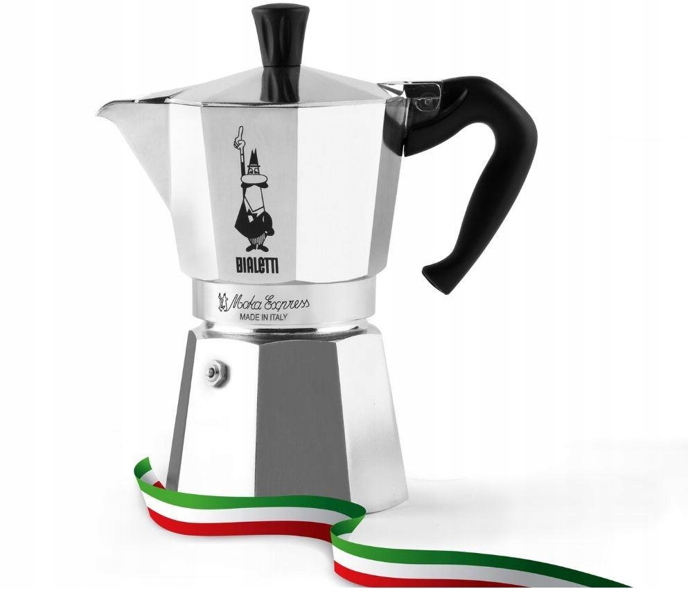 Zestaw Bialetti kawiarka Moka 6tz + kawa Nocciola