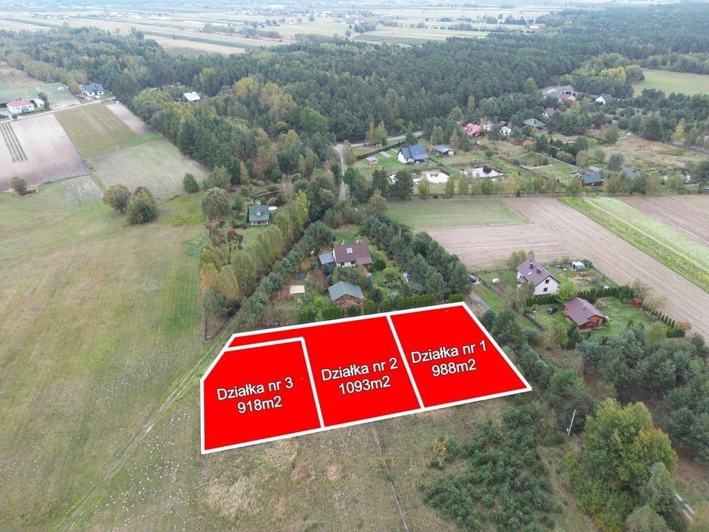 Działka, Tyborów, Magnuszew (gm.), 918 m²