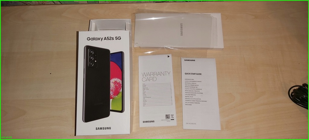 PUDEŁKO Samsung Galaxy A52S karta gw instrukcja PL