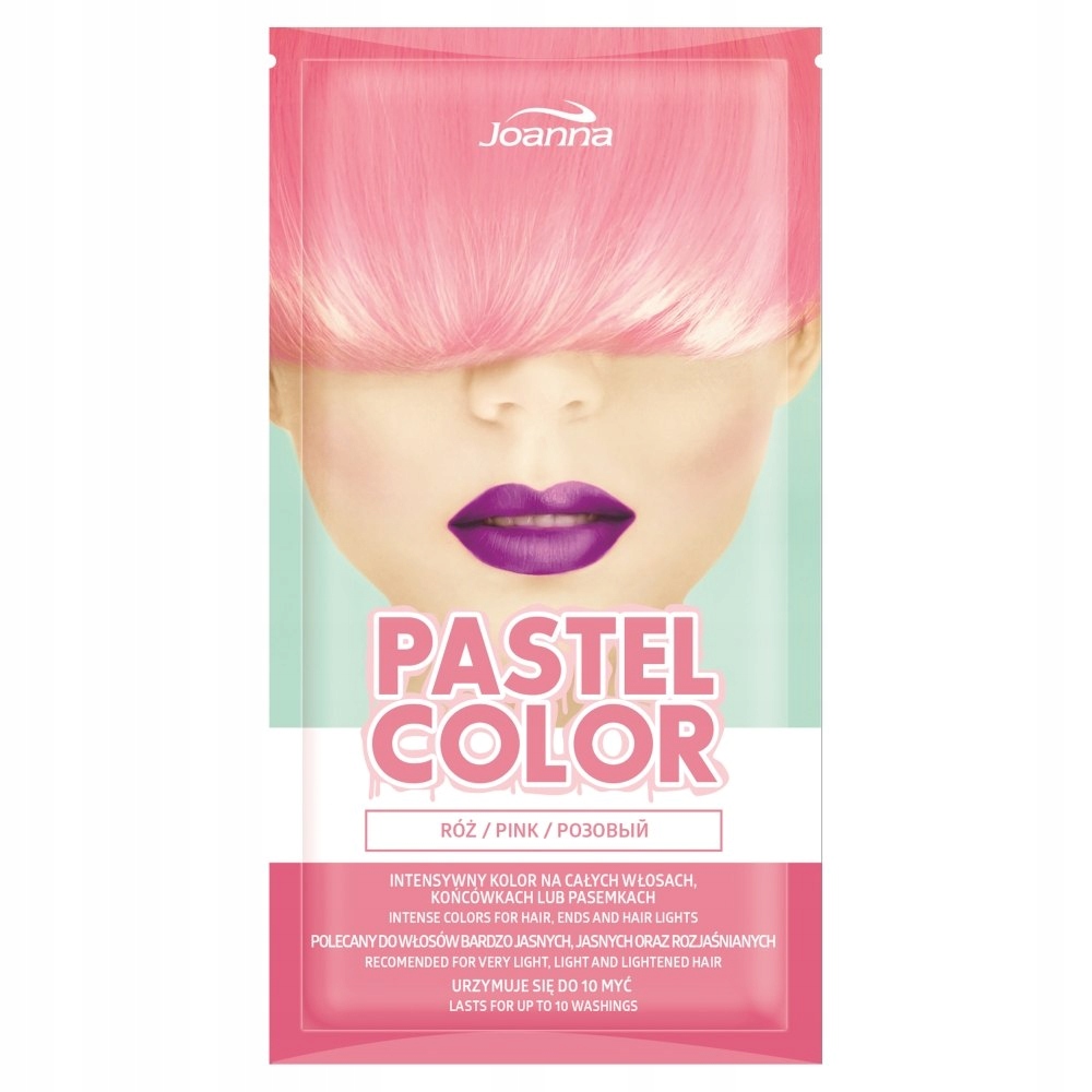 Joanna Pastel Color szampon koloryzujący Róż 35g (P1)