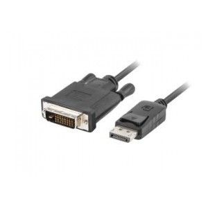 Kabel adapter Lanberg DisplayPort v1.2 - DVI-D (24