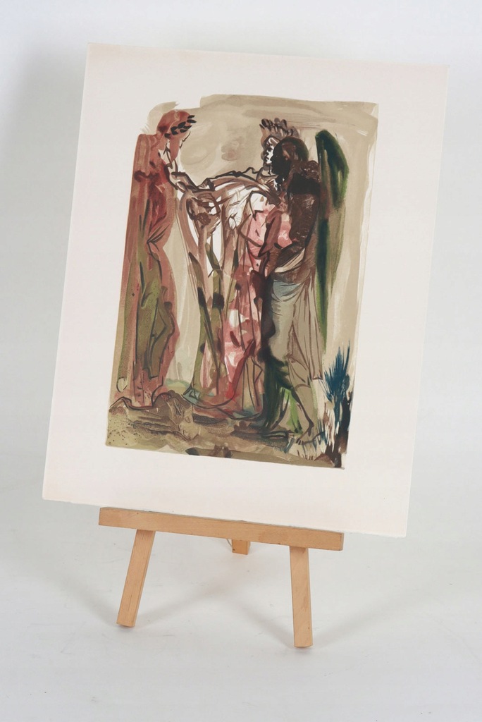 Salvador DALI (1904-1989) Boska Komedia - Czyściec