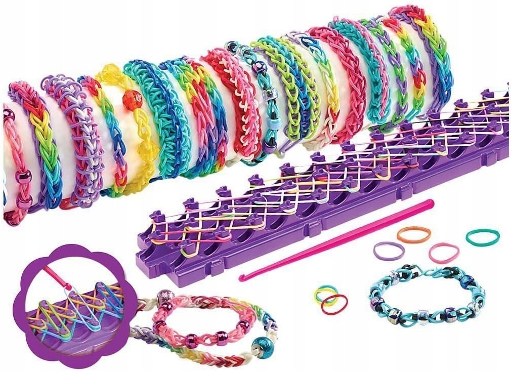 GUMKI DO ROBIENIA BRANSOLETEK LOOM BANDS 14900szt