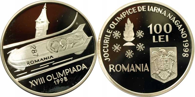 130223 100 Lei 1998 rok Rumunia Olimpiada
