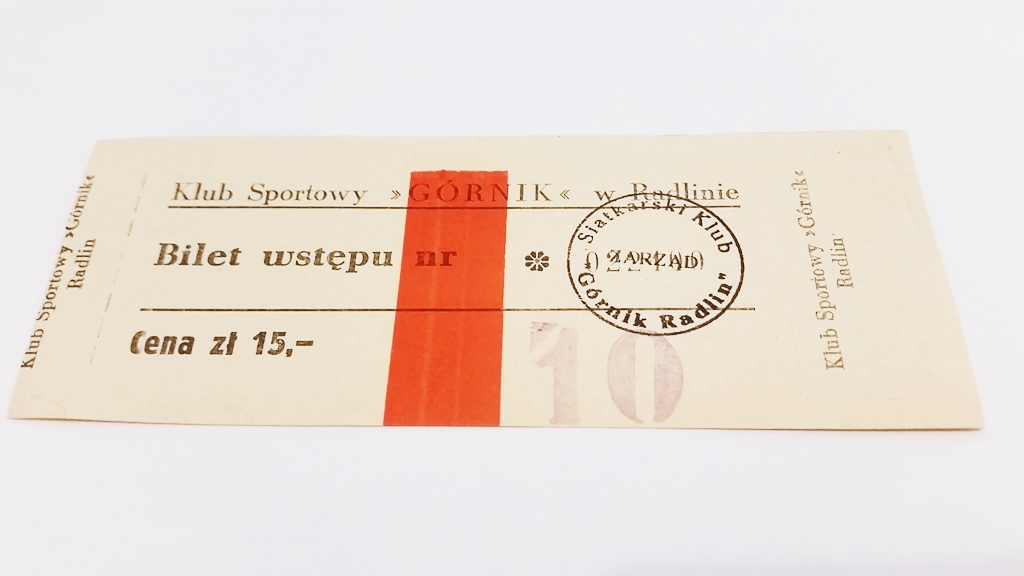 stary bilet GÓRNIK Radlin (woj. śląskie)