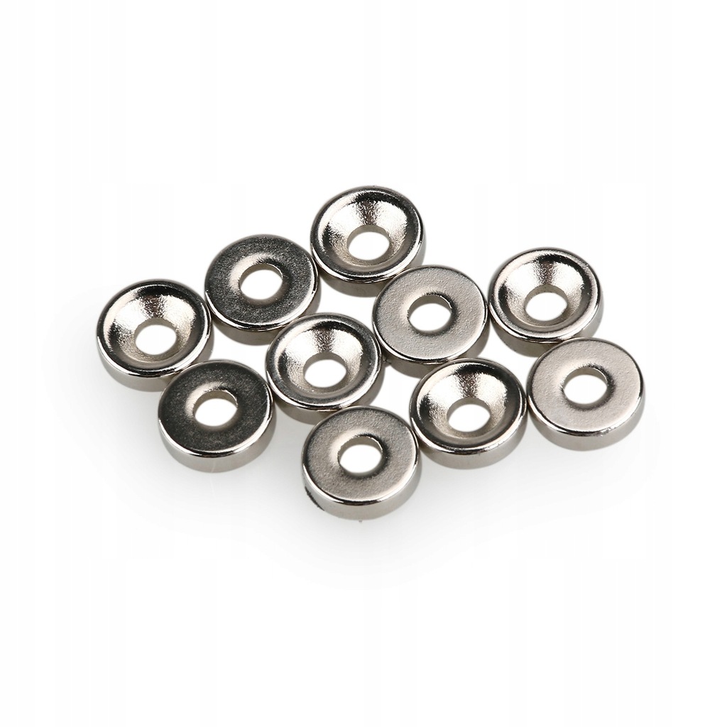 10 sztuk neodymowych magnesów pierścieniowych mocn