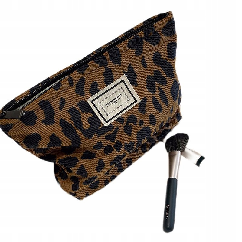 Vintage kosmetyczka podróżna przenośna w kwiaty