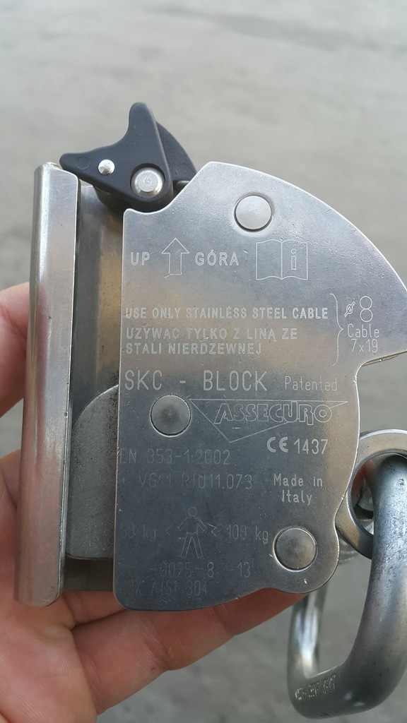 SKC - BLOCK hamulec linowy 8mm