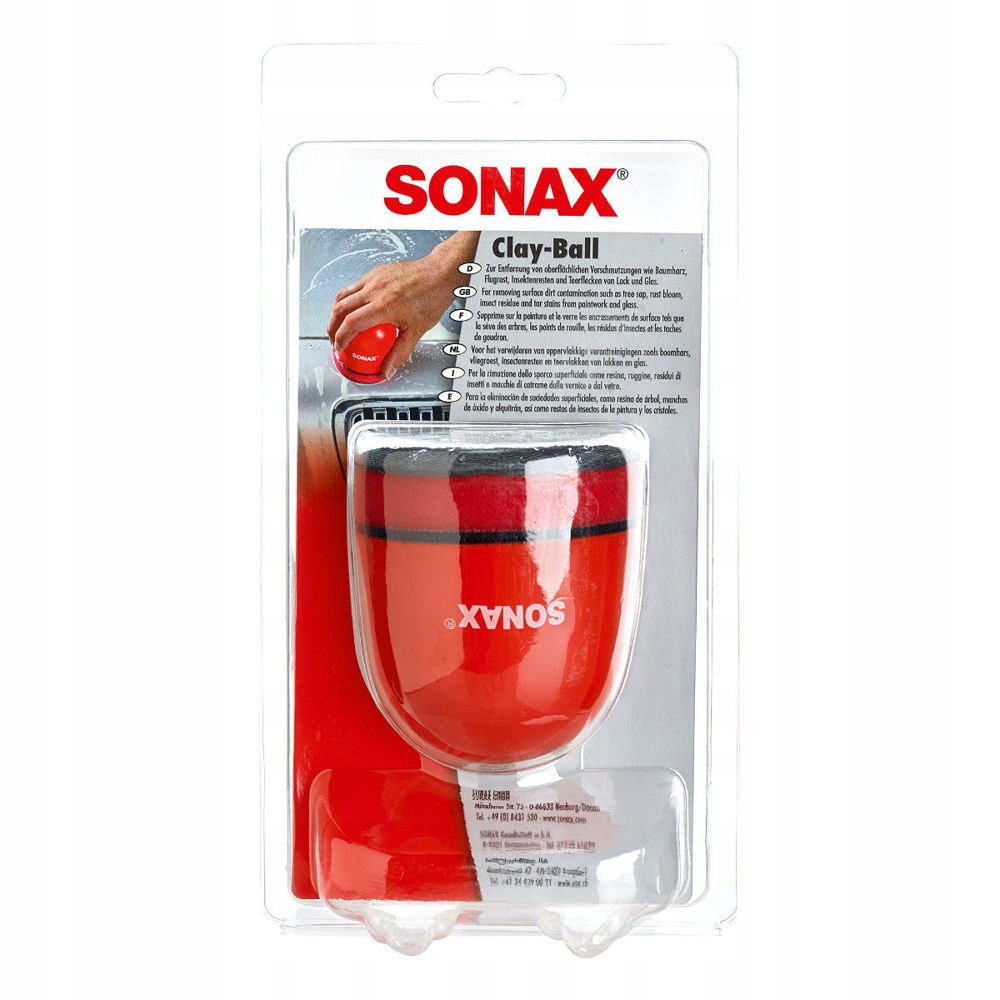 Sonax Clay Ball - aplikator z glinką do lakieru