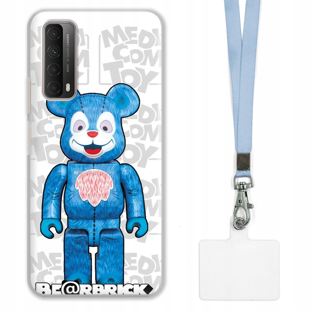 ETUI DO HUAWEI P SMART 2021 CASE + SMYCZ SZARA KAWS DLA NASTOLATKÓW WZ