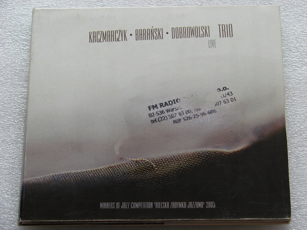 Kaczmarczyk Barański Dobrowolski - Trio - Live CD