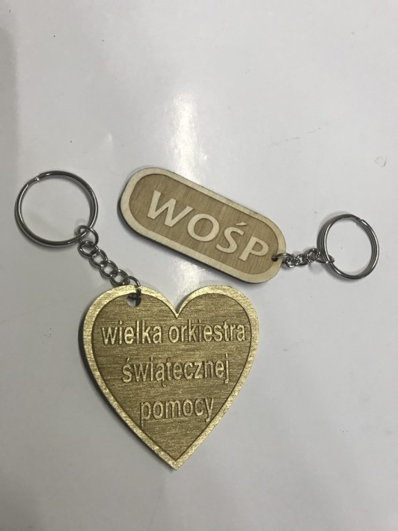 Serduszko WOŚP + brelok WOŚP 07