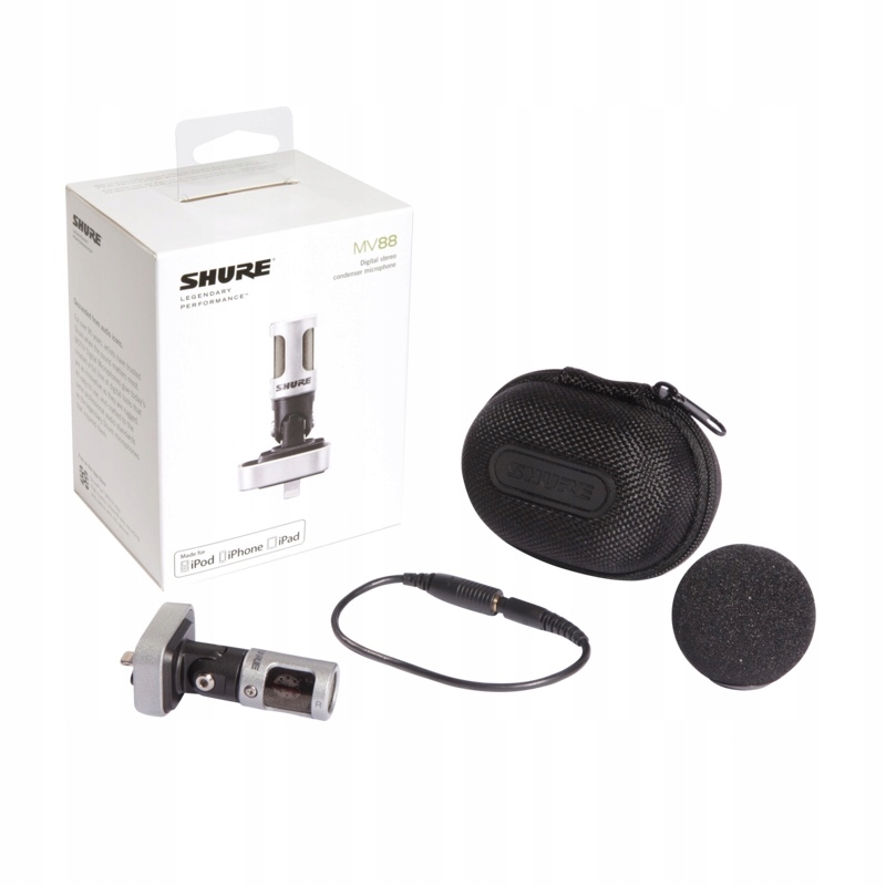 SHURE MV 88/A Cyfrowy mikrofon pojemnościowy