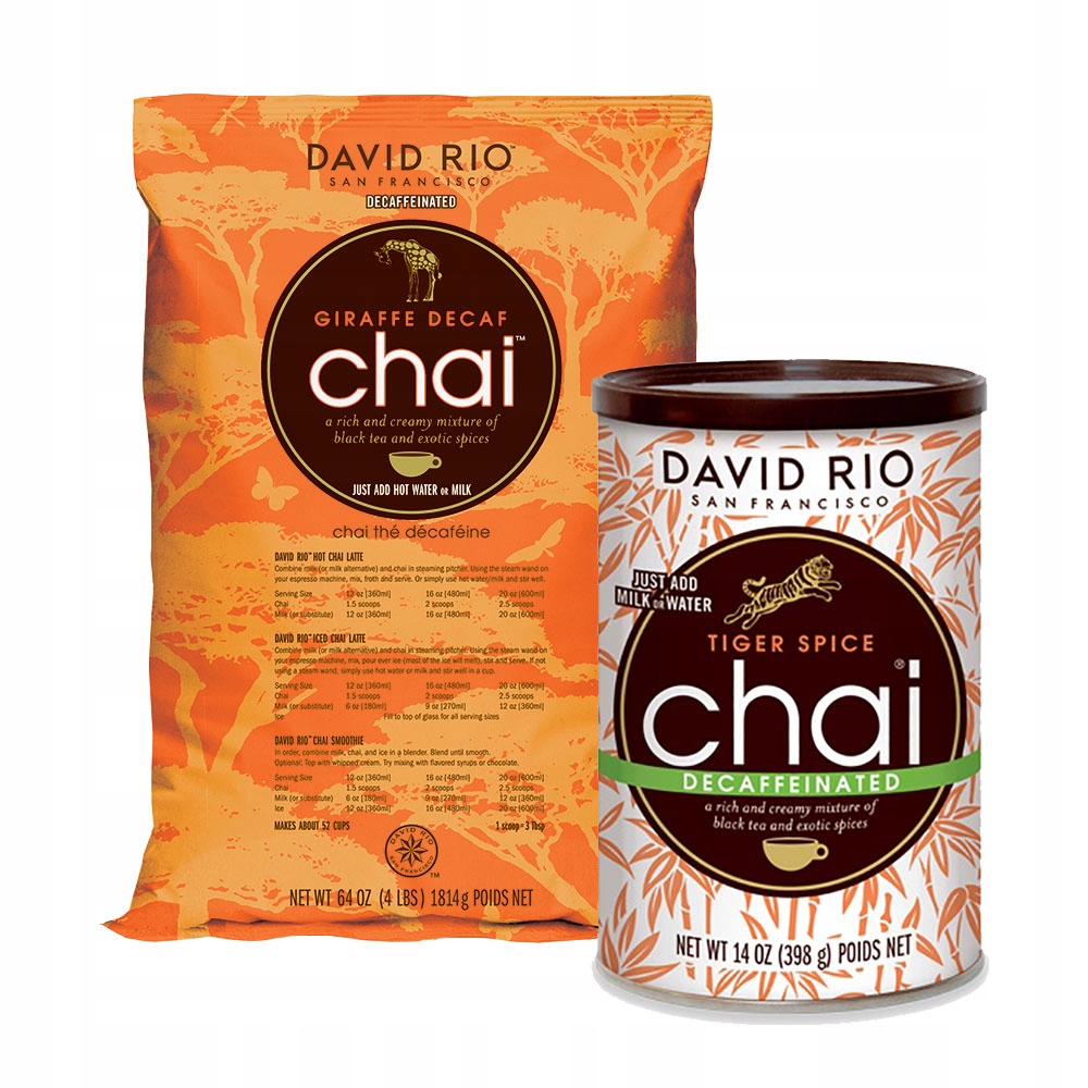 David Rio Decaf bezkofein Chai Latte 398gSMART 9843851038