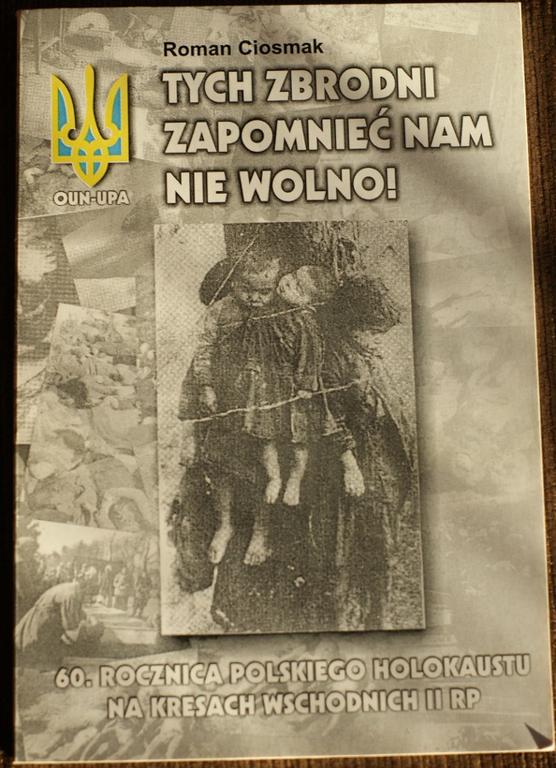 książeczka o mordach OUN-UPA na Kresach Wschodnich