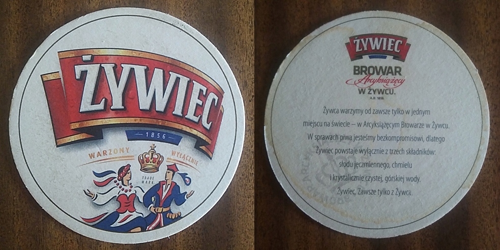 Podstawka z piwa - ŻYWIEC