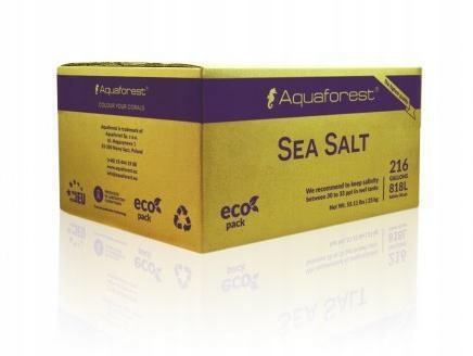 AQUAFOREST Sea Salt 25kg SÓL DO AKWARIUM MORSKIEGO