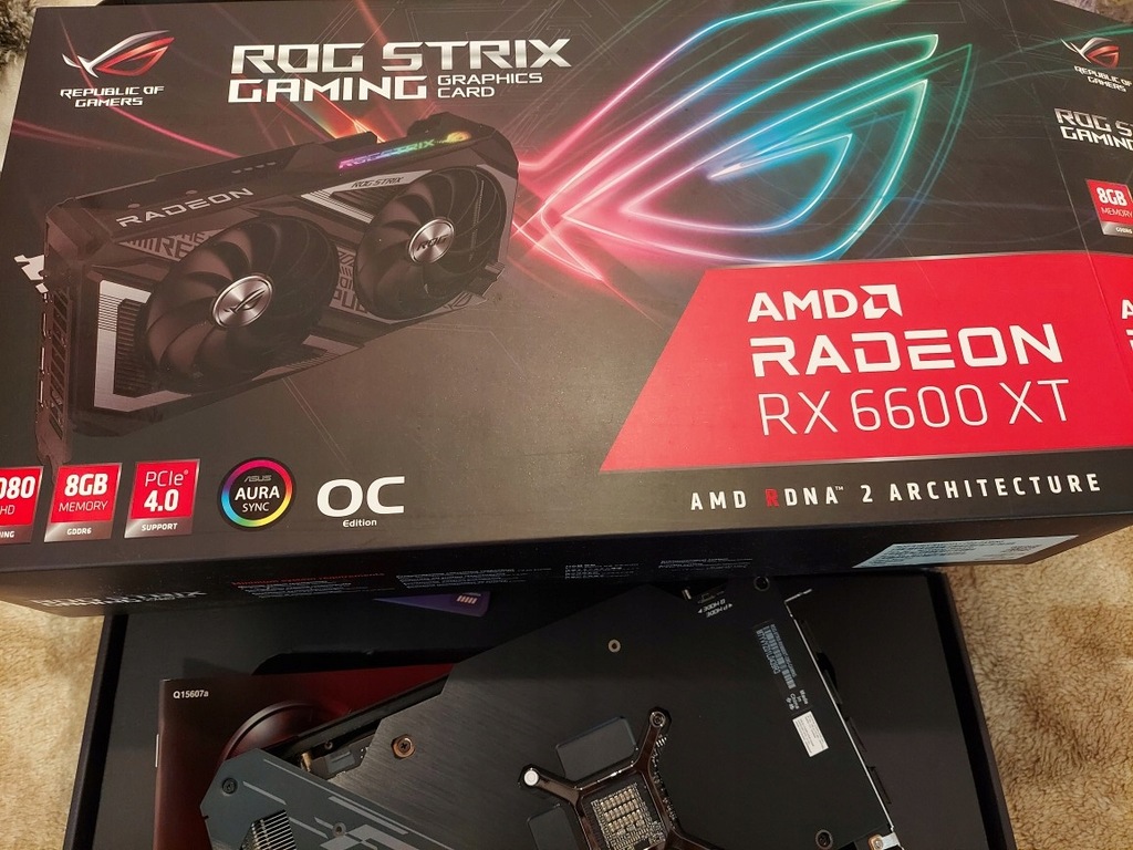 Купить Asus ROG STRIX RX 6600 XT 8G ИГРОВОЙ 8 ГБ: отзывы, фото и ...