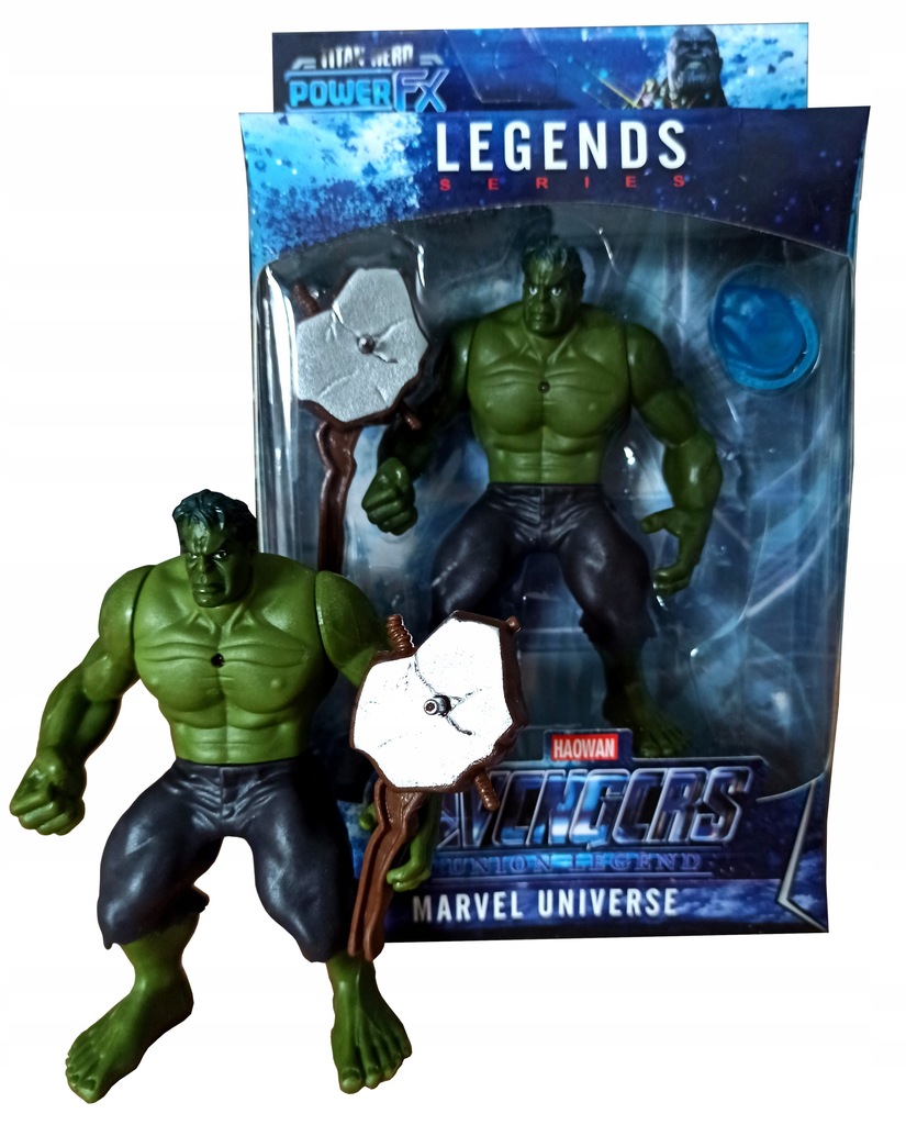 FIGURKA HULK AVENGERS RUCHOMA PREZENT ŚWIATŁO