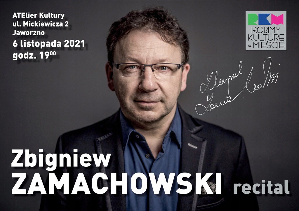 Plakat Zbigniew Zamachowski z autografem