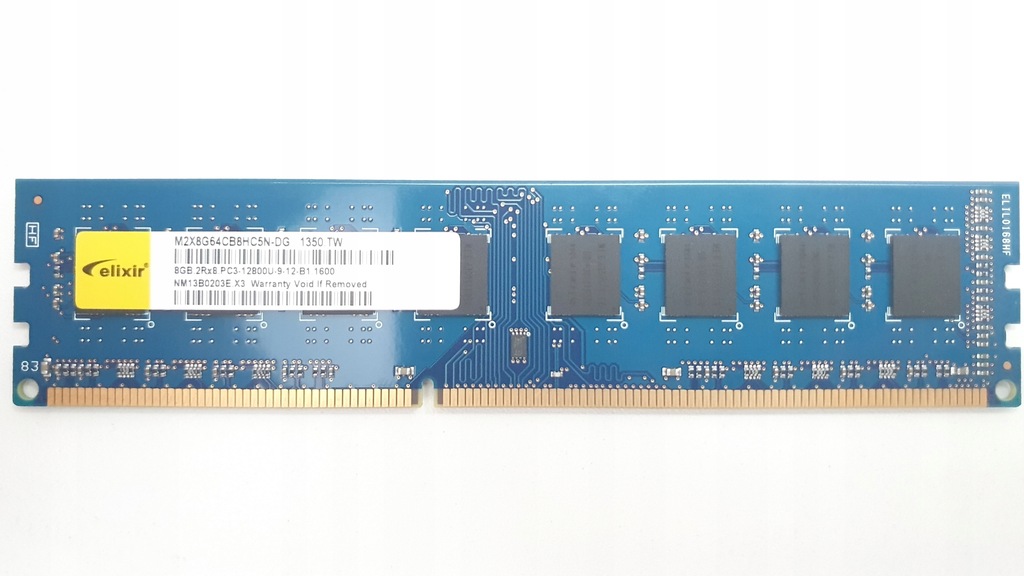 8GB DDR3 ELIXIR PC3-12800U M2X8G64CB8HC5N-DG NOWA
