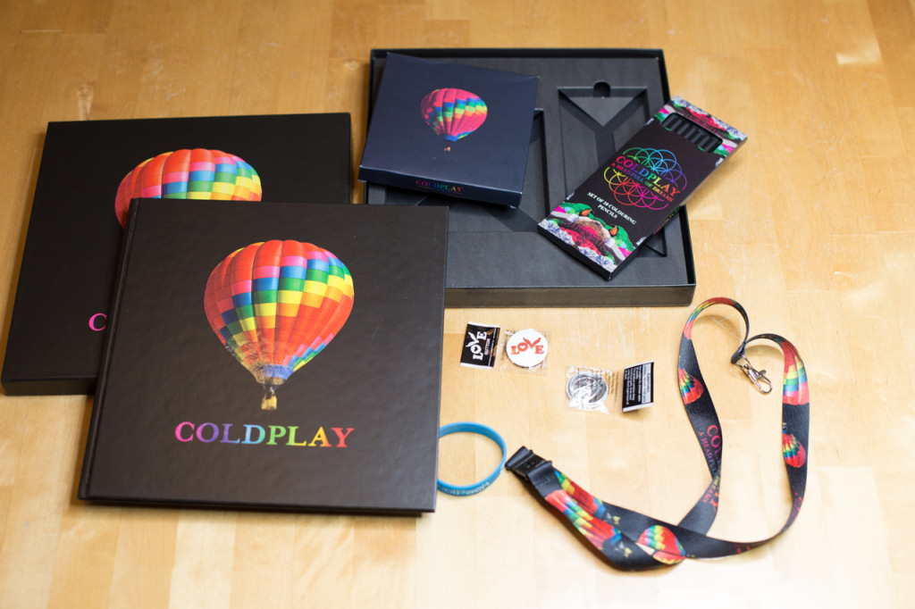 Coldplay COLDPLAY gadżety VIP Cool pack