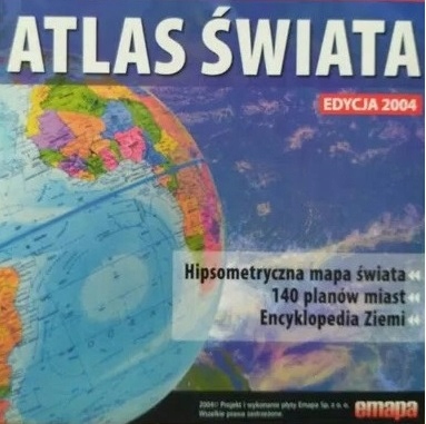 Cartall Atlas Świata Edycja 2004 PC Edukacja