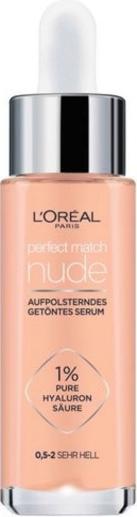 LOREAL Perfect Match Nude Serum Podkład 30ml kwas hialuronowy 0,5-2 L'oreal