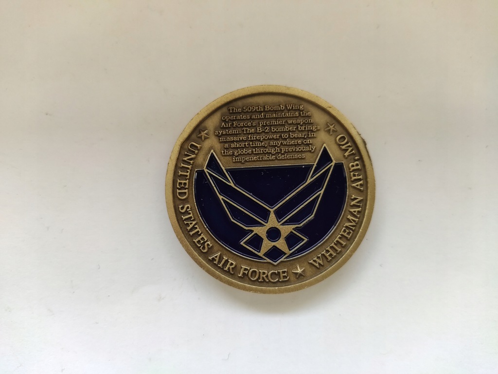 Medal samolot B2 USA