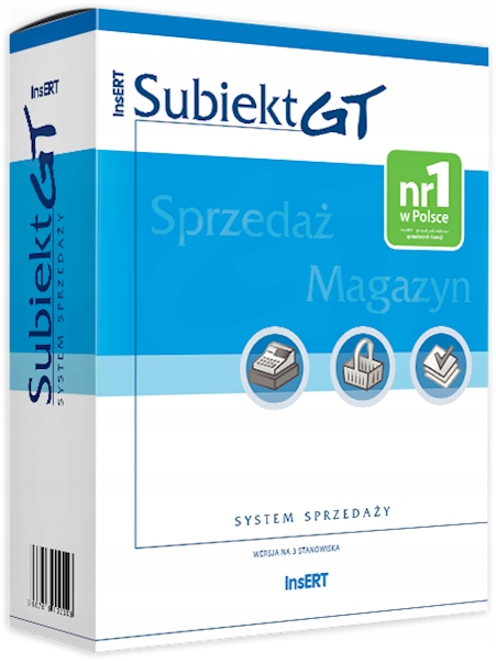 Insert Subiekt GT Sprzedaż i Magazyn 3 PC