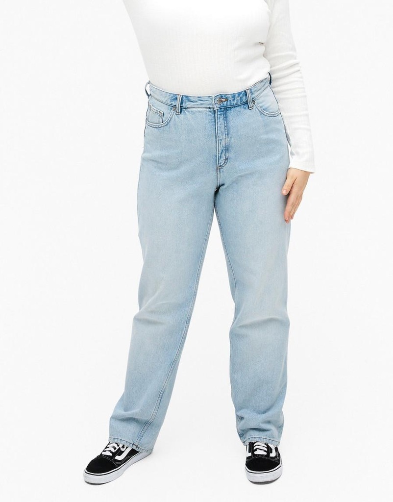 15D083 MONKI__NW2 SPODNIE JEANS WYSOKI STAN__L