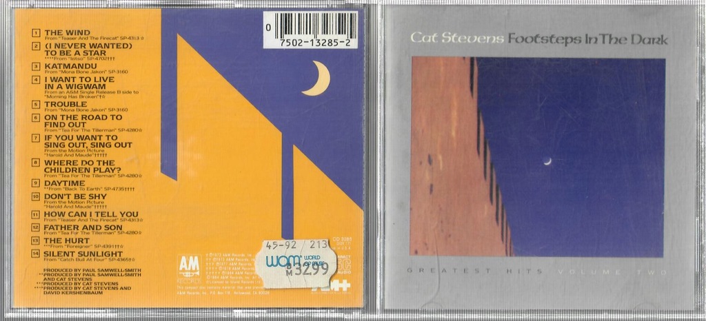 Cat Stevens - Footsteps In The Dark CD Greatest 2